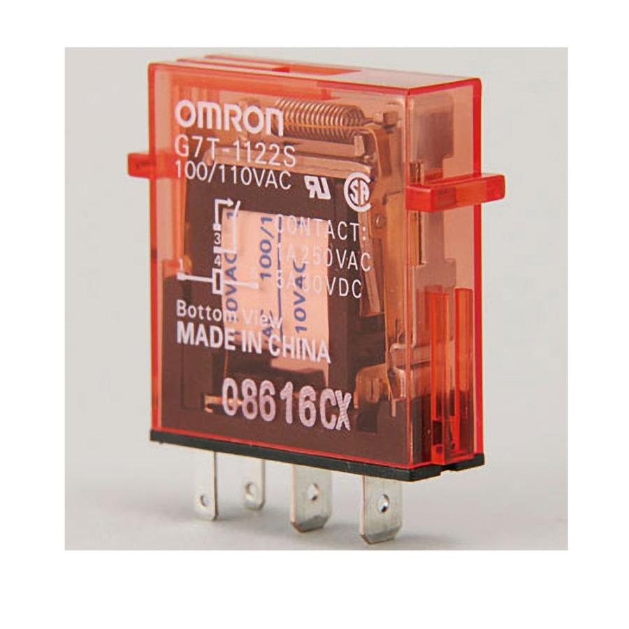 オムロン（OMRON） I/O リレー G7T 極数1 1a G7T-1122S AC100/110 : 電材アイオライト遠藤照明専門館 ...