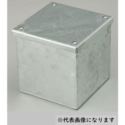 溶融亜鉛めっき仕上げ プルボックス かぶせ 防水型 250×250×250 電成