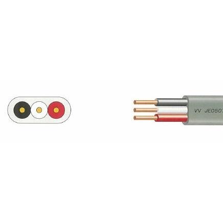 富士電線 VVF 2.0mm×3C グレー 1mより切断OK VA 富士電線 VVF 2.0mm×3C グレー 1mより切断OK VA