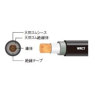 新品 溶接用キャブタイヤケーブル WRCT22SQ 40m巻 富士電線 