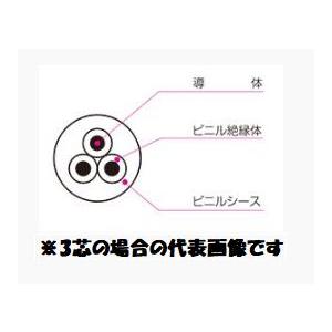 三ツ星 VCTF 1.25SQ×4C 100m巻 灰色 キャブタイヤケーブル 300V 