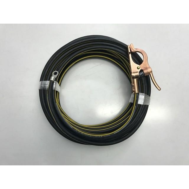 新品 溶接用WCTアース線 イエローライン(黄/黒) 22SQ 新品 溶接用WCTアース線 イエローライン(黄/黒) 22SQ