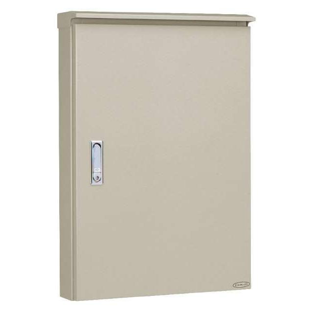 SOR20-56 日東工業 ステンレス屋外用制御盤キャビネット 鉄製基板 片扉 ライトベージュ塗装 フカサ200mm sor2056 材料、資材