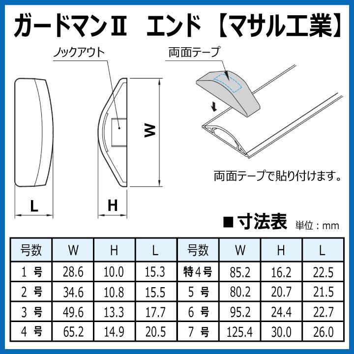 早い者勝ち早い者勝ちガードマンII ラン 4号 1m(グレー) 材料、資材 マサル工業 ガードマン2R 4号 2m グレー BGR4201 BGR4201