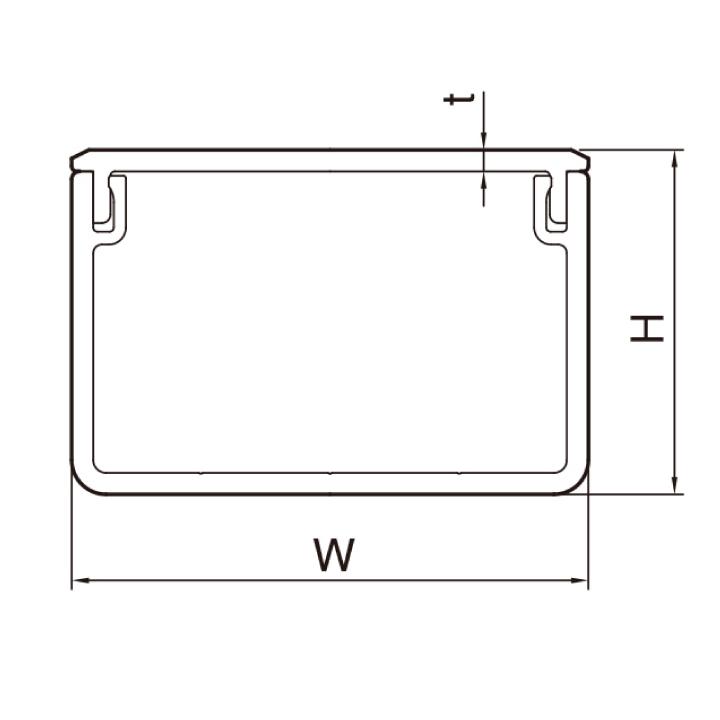 MD21L10 エムケーダクト 2号 1m グレー マサル工業 : 電材王ヤフー店