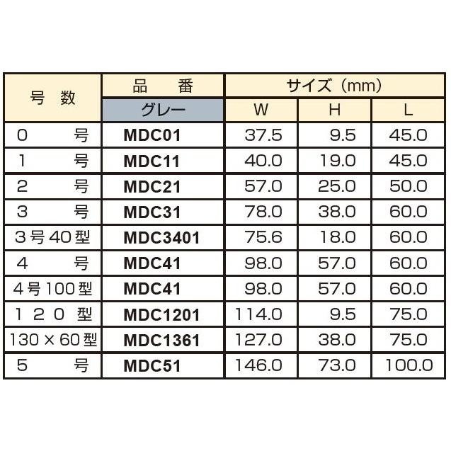MDC41 コネクター 4号 エムケーダクト グレー マサル工業 : 電材王