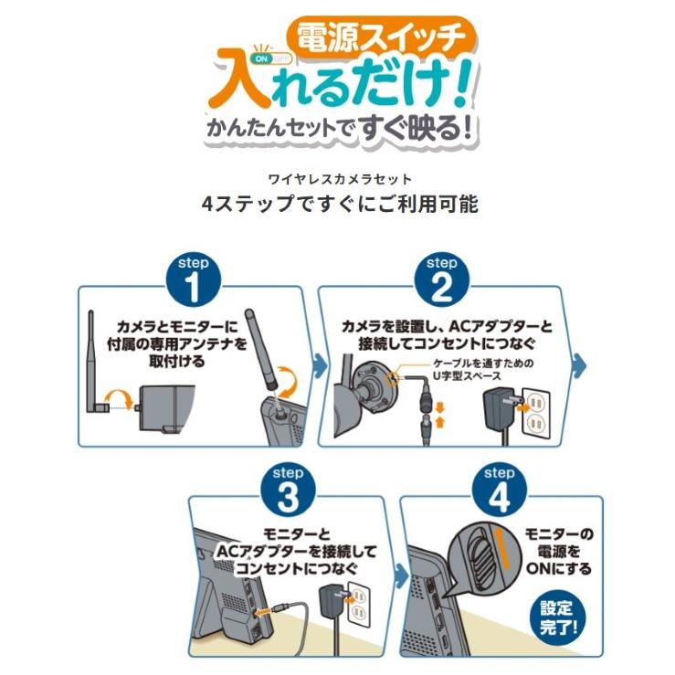 マスプロ 防犯カメラ WC3A-BCL センサーライト付ワイヤレスフル マスプロ 防犯カメラ WC3A-BCL センサーライト付ワイヤレスフル