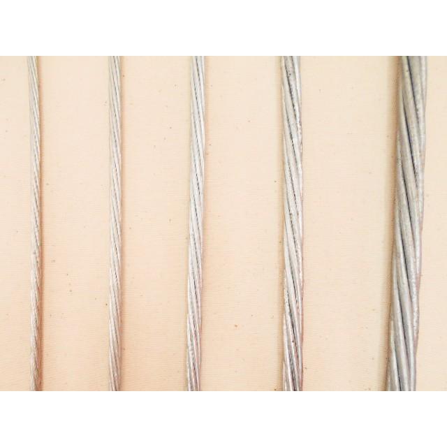 切売 38SQメッセンジャーワイヤー・亜鉛メッキ鋼より線 JIS規格品 神鋼