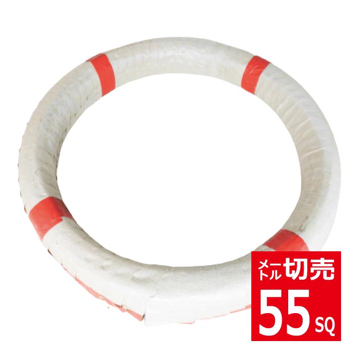 切売 55SQメッセンジャーワイヤー・亜鉛メッキ鋼より線 JIS規格品 神鋼