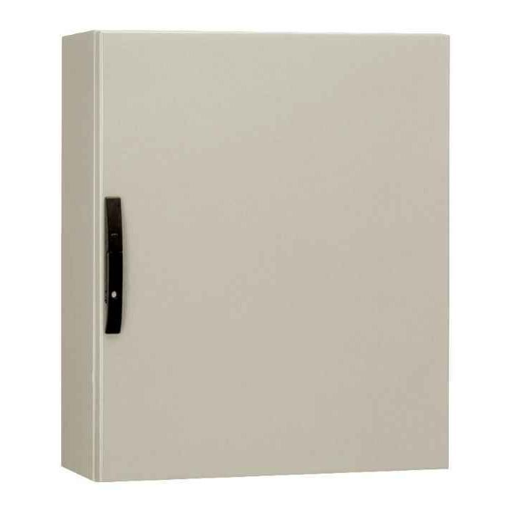 RUL25-55 キャビネット（国際規格認証取得 高気密 鉄製基板付）ライトベージュ塗装 フカサ250mm 日東工業
