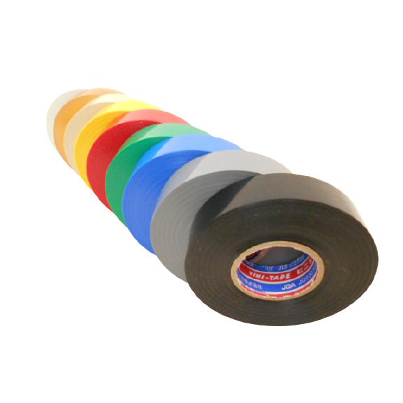 10巻セット ビニテープ 101 緑 電気絶縁用ポリ塩化ビニル粘着テープ