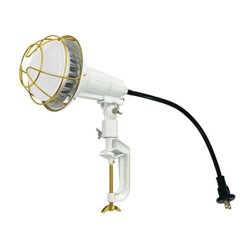 日動工業  TOL-2000-50K LEDエコビック投光器20W スライドタイプ 作業用 投光器 バイス付（球付属） 0.3m 2P 白