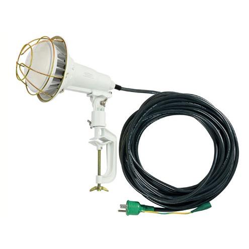 日動工業 TOL-E2010-50K  LEDエコビック投光器20W スライドタイプ 作業用 投光器 バイス付（球付属） 10m P 白