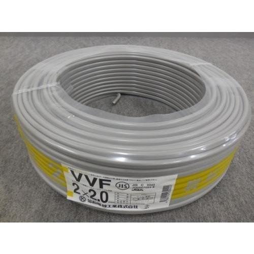 協和電線 F202PK 100M F2.0×2芯 Fケーブル 100m シュリンク 協和電線 F202PK 100M F2.0×2芯 Fケーブル 100m シュリンク