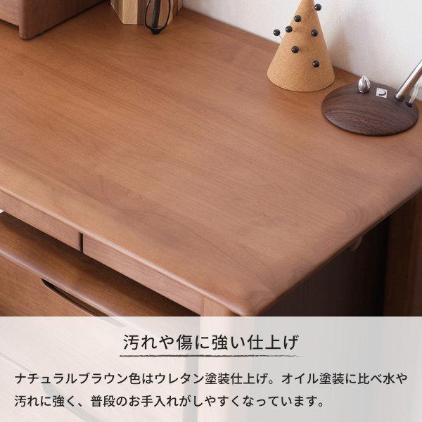 [幅100] パソコンデスク 単品 無垢集成材 子供部屋 勉強 ナチュラル 幅100] パソコンデスク 単品 無垢集成材 子供部屋 勉強 ナチュラル