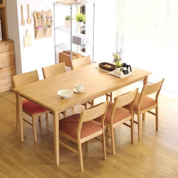 一生紀（ISSEIKI） ダイニングセット 7点 木製 北欧 165 エリス 【5/11