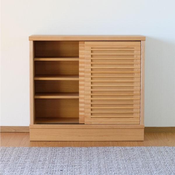 アウトレット】 キッチン リビング キャビネット 収納ボックス 幅90