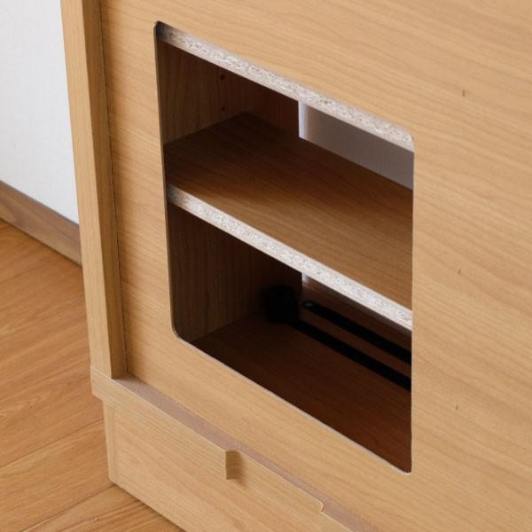 アウトレット】 キッチン リビング キャビネット 収納ボックス 幅90