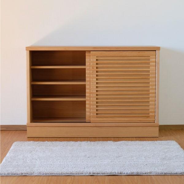 アウトレット】 キッチン リビング キャビネット 収納ボックス 幅120