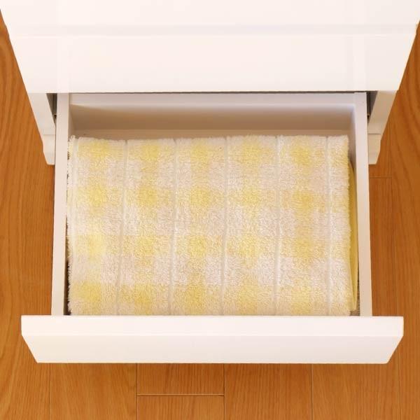 一生紀（ISSEIKI） チェスト タンス ローチェスト 4段 ホワイト 幅40