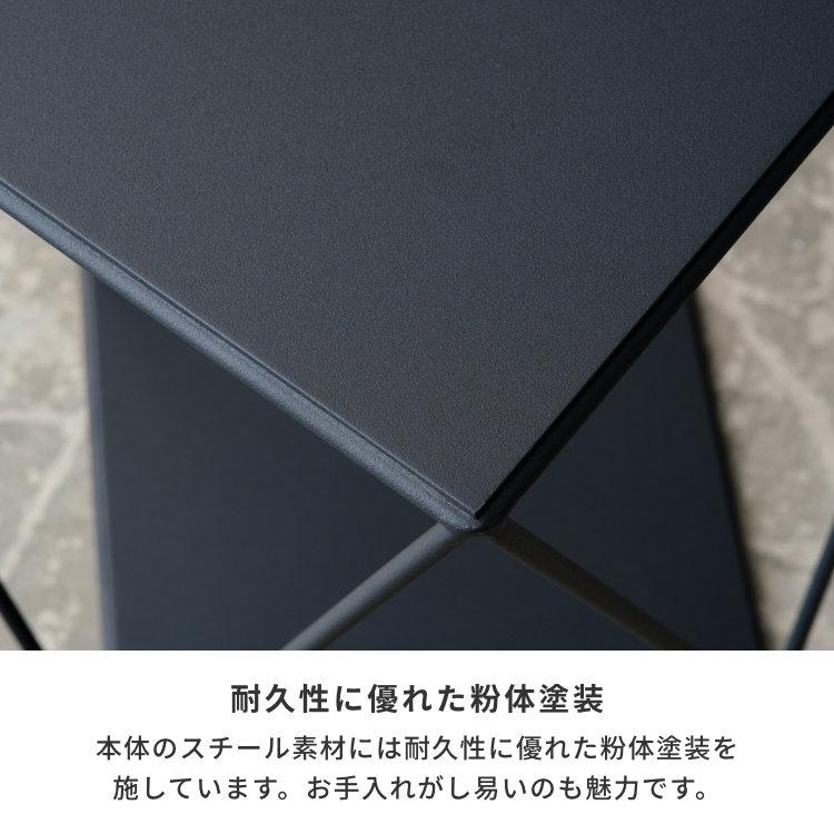 一生紀 テーブル オブジェ スチール ブラック アヤ サイド 一生紀 テーブル オブジェ スチール ブラック アヤ サイド