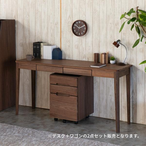 まめひこ CONFI ISSEIKI ツインデスク　アルダー無垢材　一生紀 一生紀（ISSEIKI） 学習机 ツインデスク シンプル コンパクト ワイド 2
