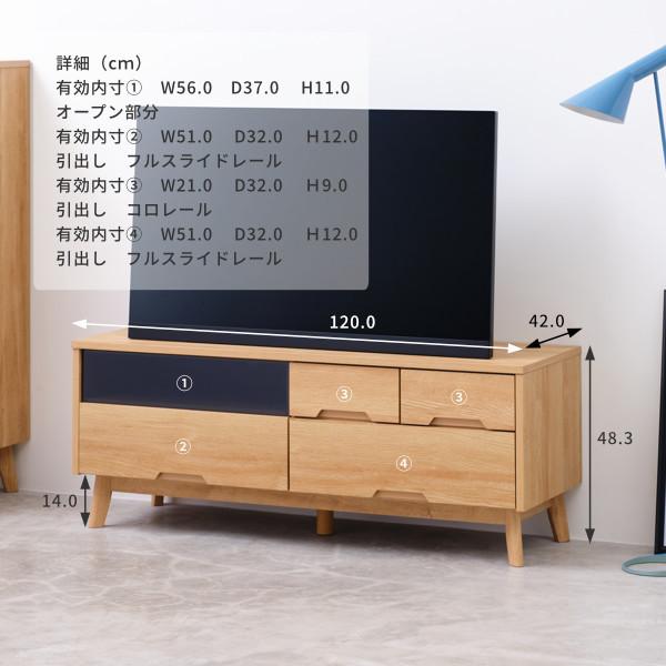 一生紀（ISSEIKI） 【アウトレット】 テレビボード 120cm テレビ台