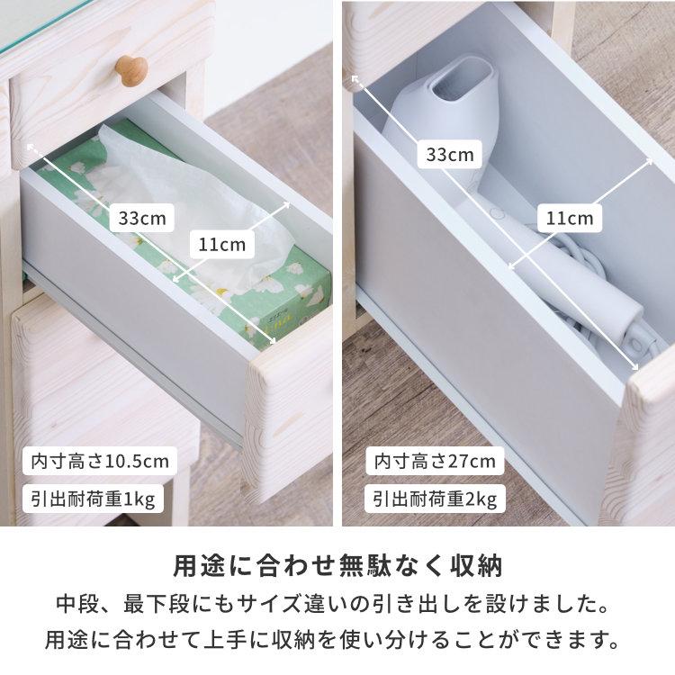 ドレッサー 化粧台 鏡 ミラー 鏡台 リラ