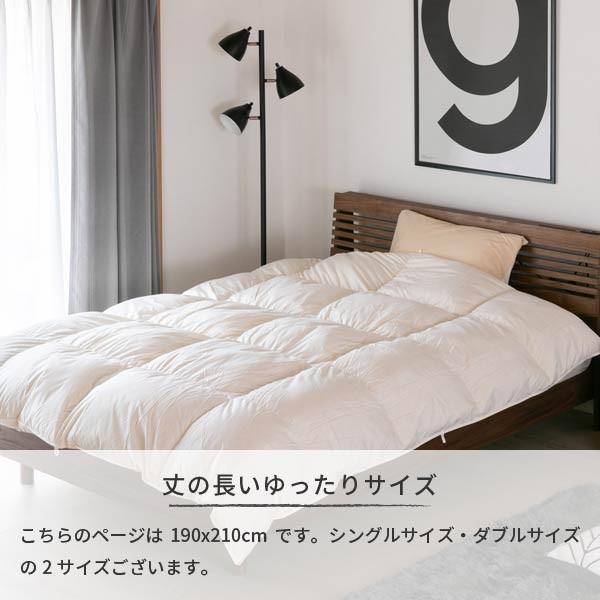 一生紀（ISSEIKI） 【アウトレット】 羽毛布団 ダブル ダウン ネルラ