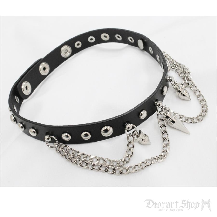 Deorart（ディオラート） 【メール便可】Spike 2chain choker スパイク