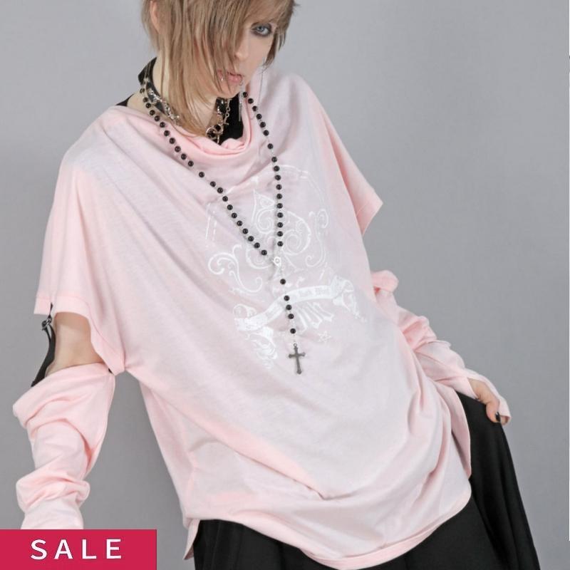 Deorart（ディオラート） 【SALE】ドレープネック 袖セパレート T 