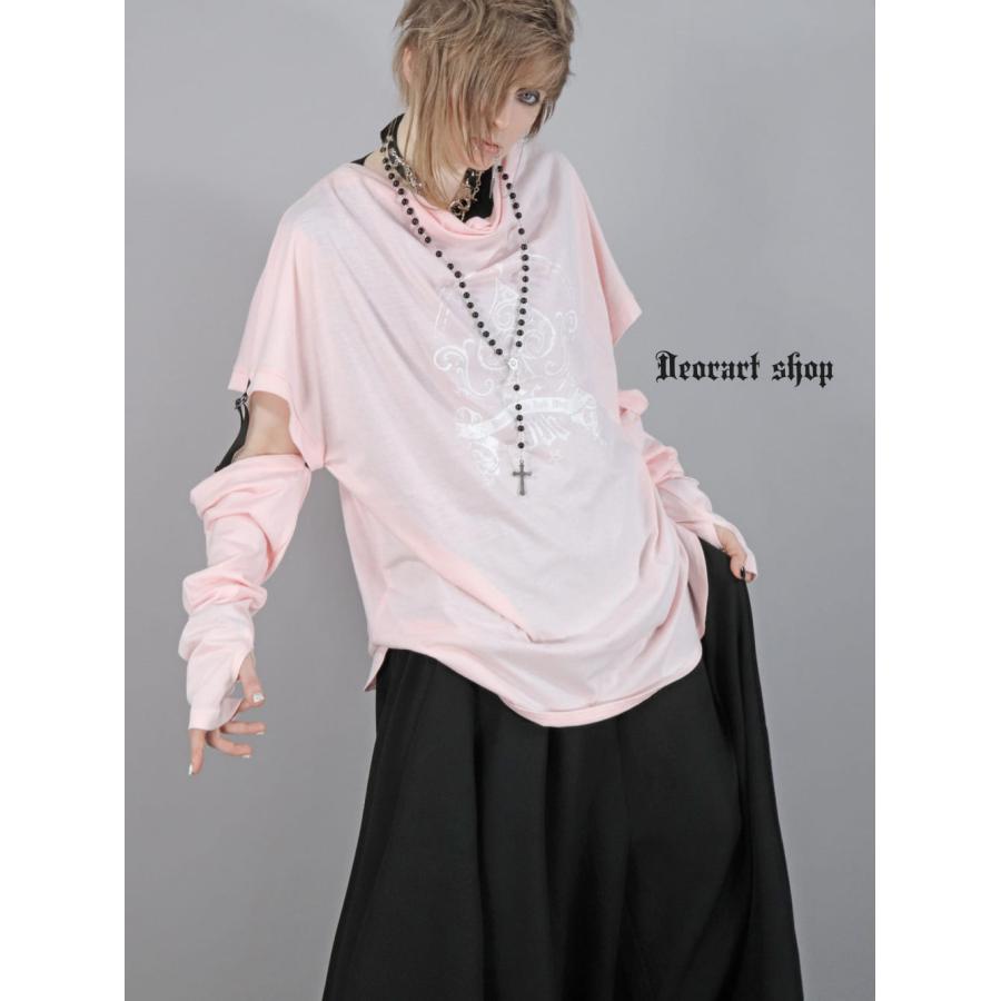 Deorart（ディオラート） 【SALE】ドレープネック 袖セパレート T 