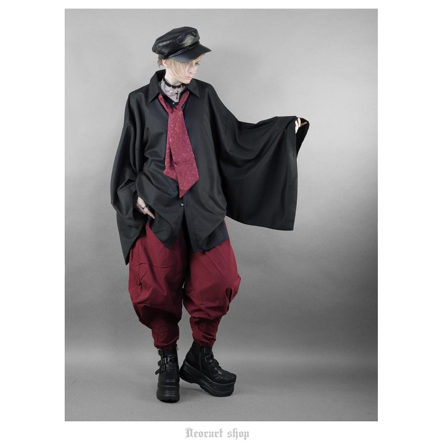 Deorart [着物袖] ルーズ振袖・ユニセックスシャツ DRT2745