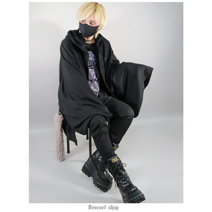 Deorart 猫耳フード 袖セパレートアームカバー ジップパーカージャケット Deorart 【SALE】[ネコ耳] オーバーサイズ・ジップパーカー