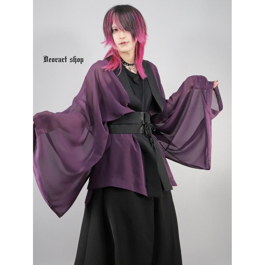 Deorart（ディオラート） [ 透け感シアー ] KIMONO袖 ロングトッパー 