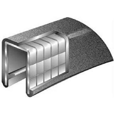 【並行輸入品】Taco Metals 可撓性ビニールトリム ホワイト 1/2インチの画像