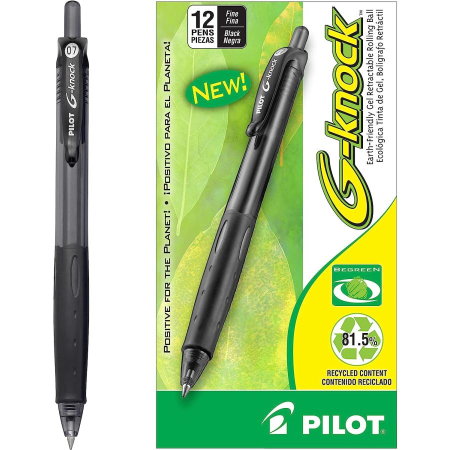 並行輸入品】(Dozen Box Black) - Pilot BeGreen G-Knock Retractable