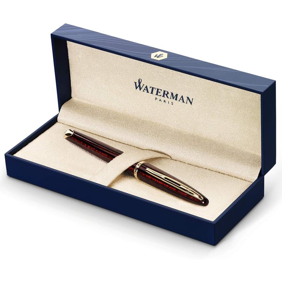 並行輸入品】Waterman Carene Amber Shimmer Fountain Pen Fine Point