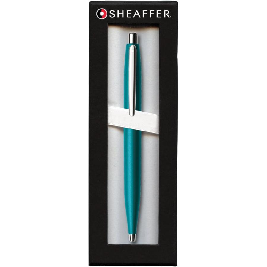 【並行輸入品】Sheaffer VFM Series Ballpoint Pen - Ultra Mint Featruring Nickel Pla