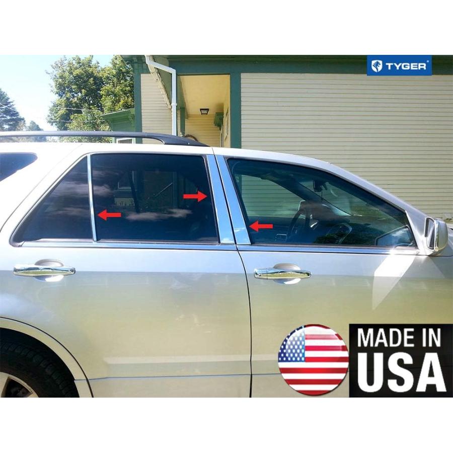 【並行輸入品】Made in USA! Compatible with 2004-2009 Cadillac SRX 6 PC Stainless Sの画像
