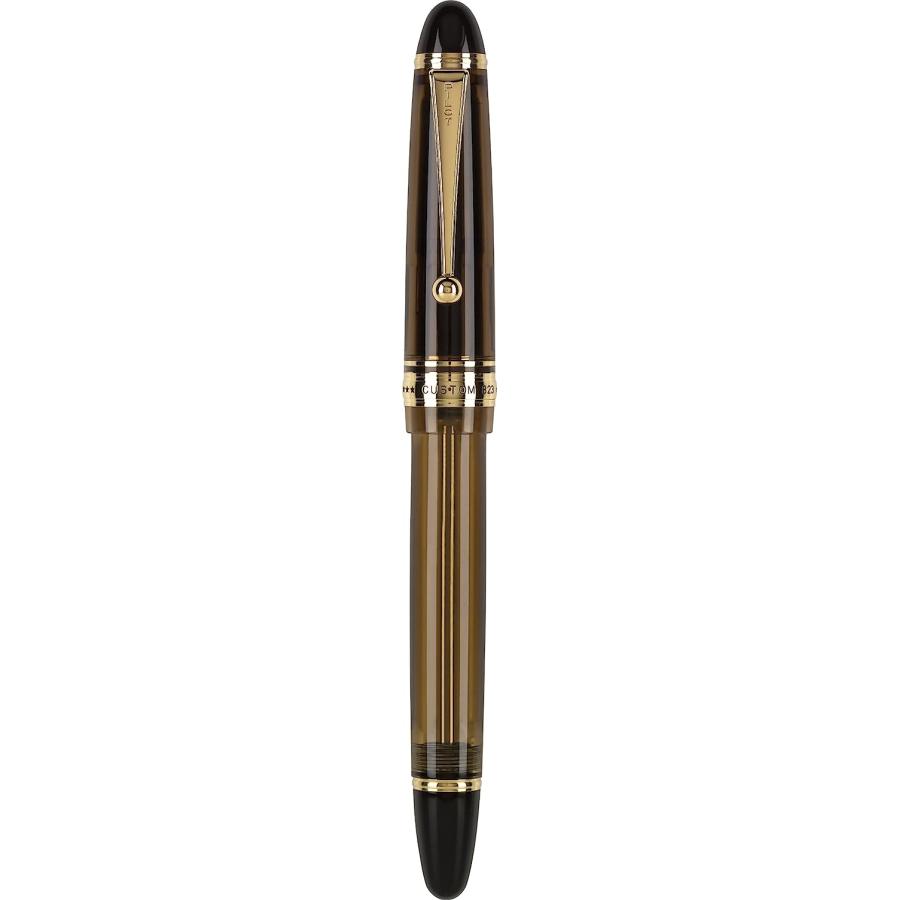 並行輸入品】Pilot Custom 823 Fountain Pen Amber Barrel Blue Ink