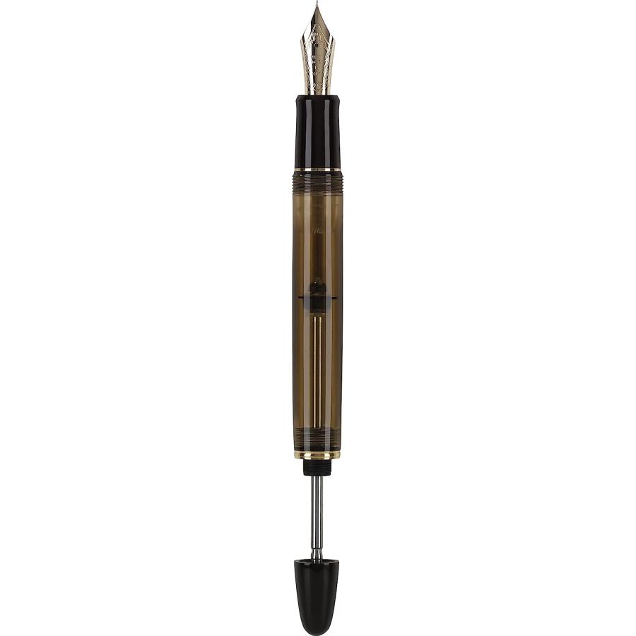 並行輸入品】Pilot Custom 823 Fountain Pen Amber Barrel Blue Ink