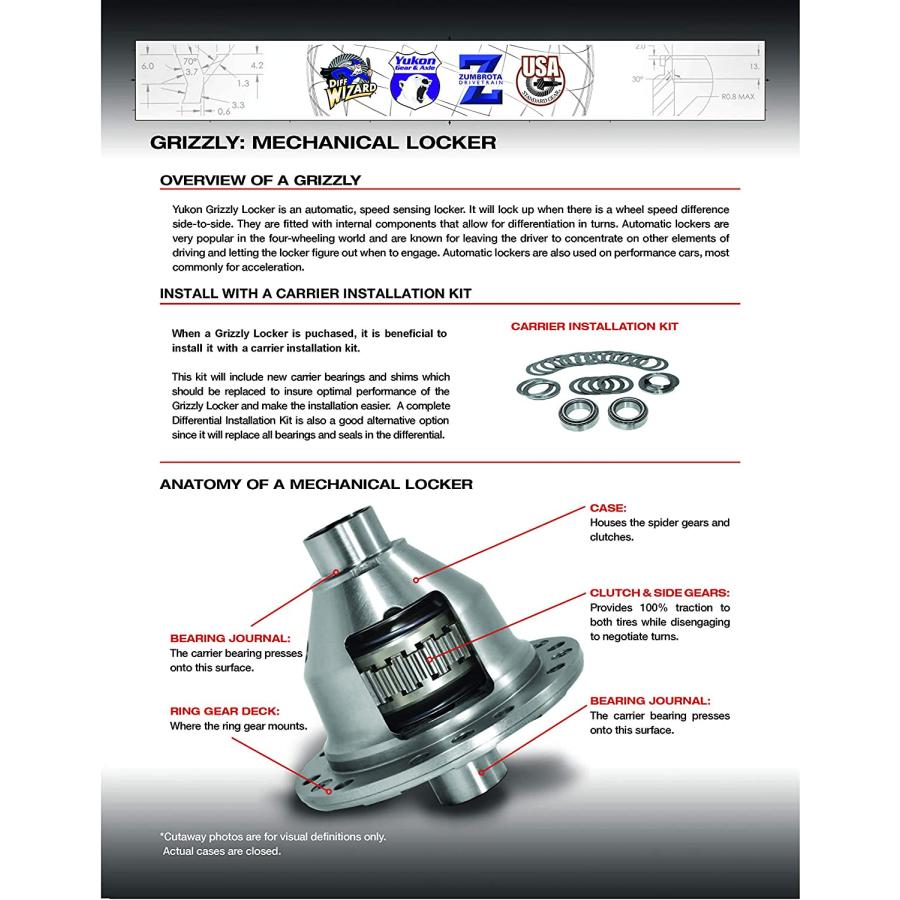 【並行輸入品】Yukon Gear & Axle Grizzly ロッカー。 Dana 60 Differential - 30 Spline 4._2