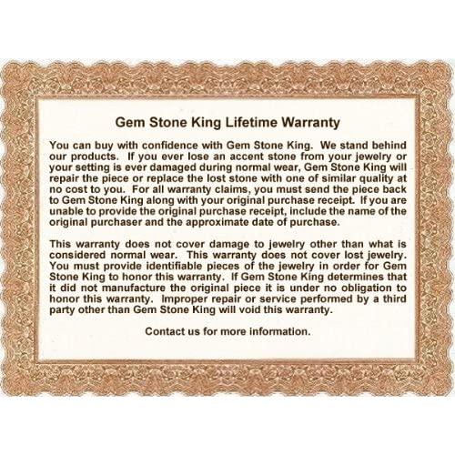 【並行輸入品】Gem Stone King 0.48カラット 天然 ピンクトルマリン ピアス 10金 ホワイトゴールド K10 10月 誕生石　_5