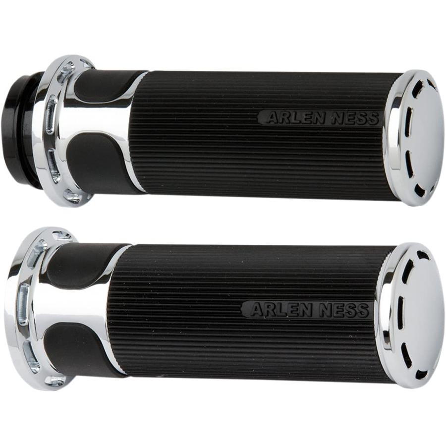 【並行輸入品】Arlen Ness Fusion Grips for Fly by Wire Style Bars Slot Track Pair Cの画像