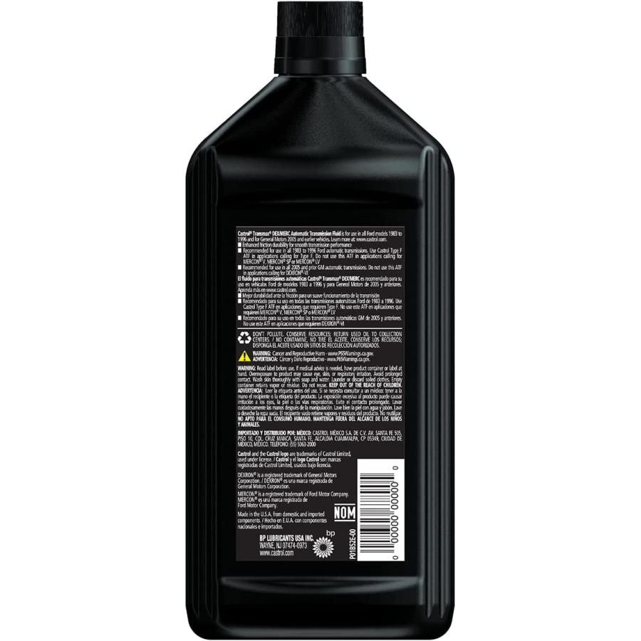 【並行輸入品】Castrol 06820 トランスマックス DEX/MERC ATF 1クォート 6個パック　