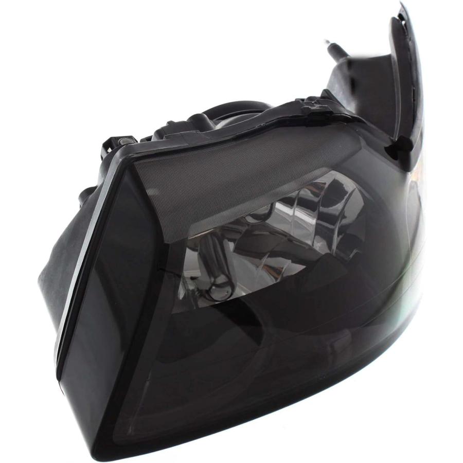 Evan Fischer Driver Side Headlight Compatible with 1999-2004 Ford Mustang - FO2502177　並行輸入品