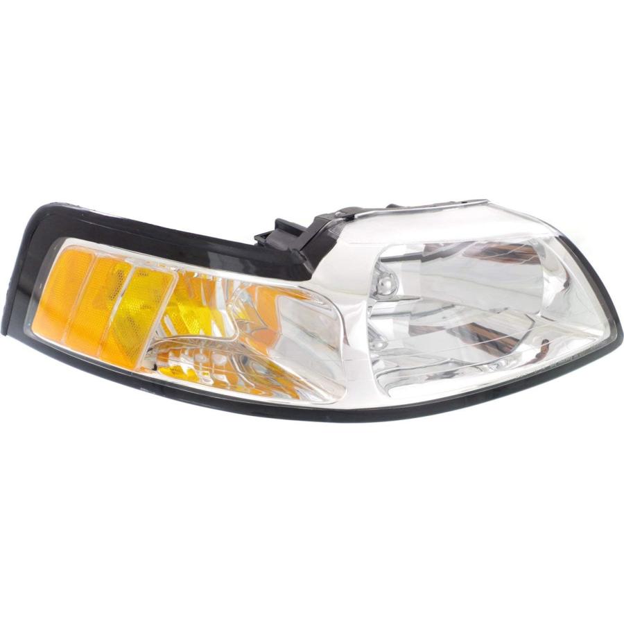 【並行輸入品】Evan-Fischer Headlight Set Compatible with 1999-2004 Ford Mustang Leの画像