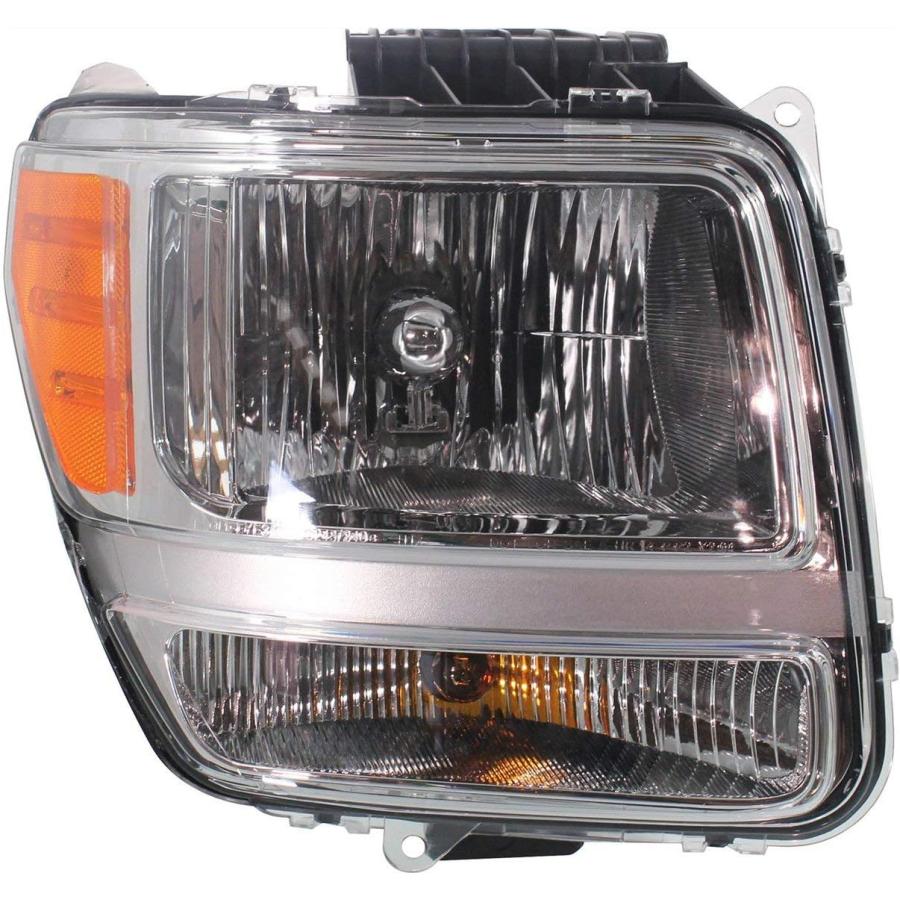 【並行輸入品】Evan-Fischer Headlight Set Compatible with 2007-2011 Dodge Nitro Lef_2