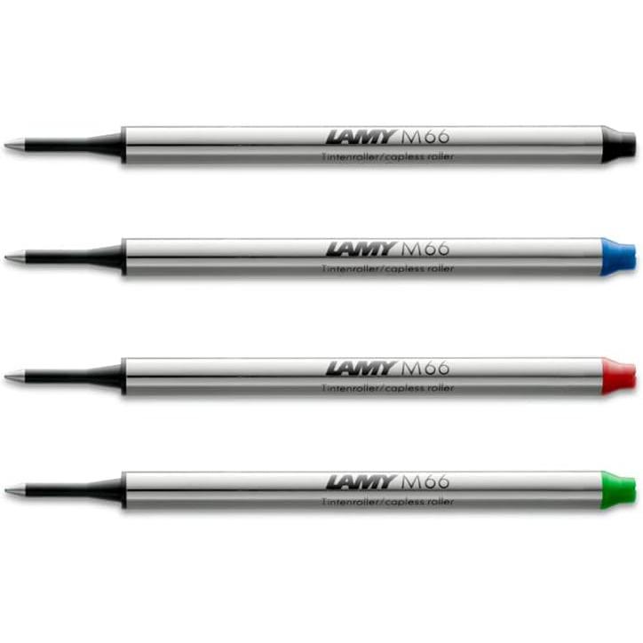 【並行輸入品】Lamy 1225079 ローラーボールペン 替芯 M66 B ブラック　_3